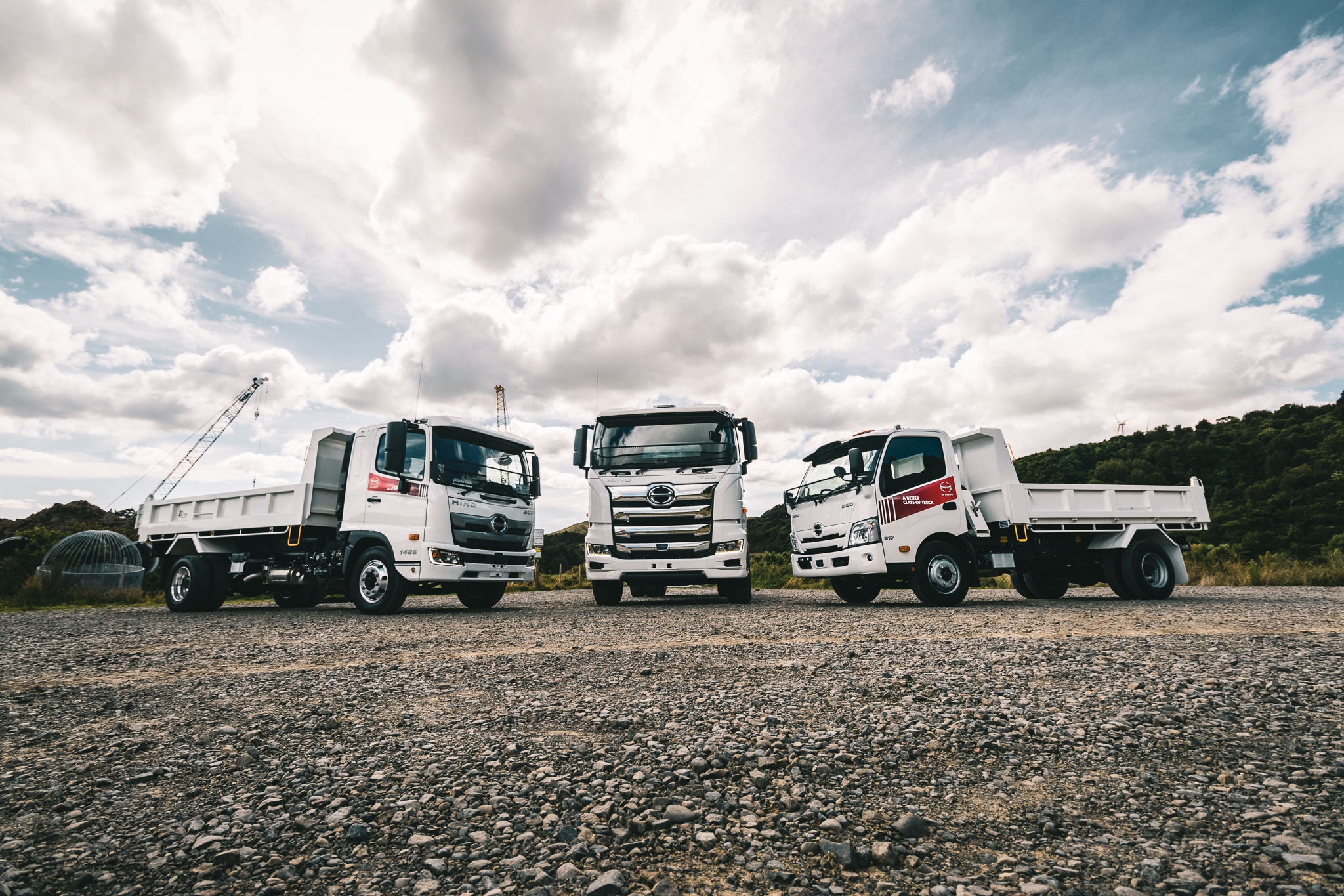 Hino truck range